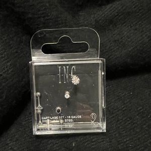 INC- Cartilage 6 set piercing jewelry | 16 Gauge | Surgical steel